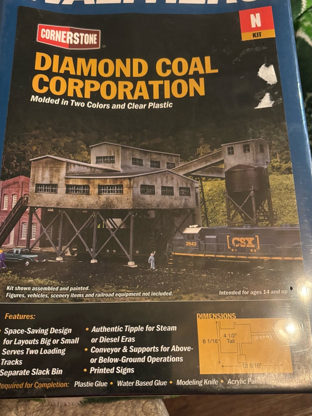 Walthers Cornerstone 933-3836 Diamond Coal Corporation N Scale Kit NEW Sealed